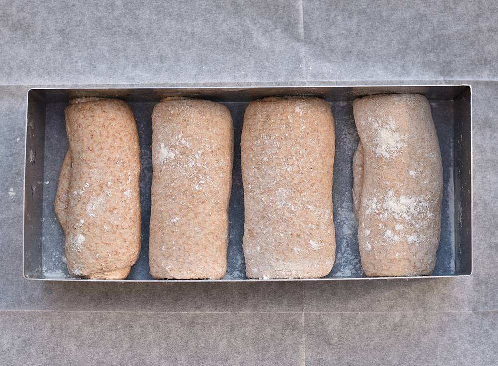 לחם בריאות מקמח כפרי מלא וכוסמין