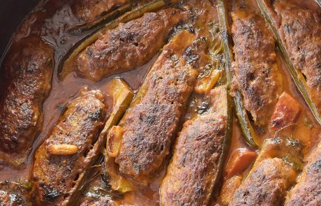 סירות זוקיני ממולאות בשר