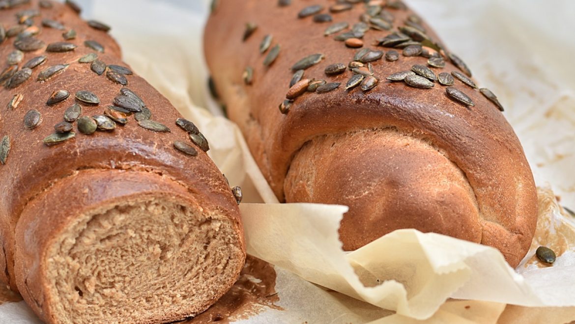 לחם כוסמין טבעוני וגרעיני דלעת