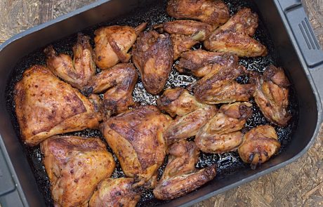 עוף בתנור – חלקי עוף צלויים בתנור